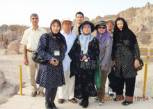 イランの世界遺産「バムとその文化的景観」を訪ねたツアーでの1コマ