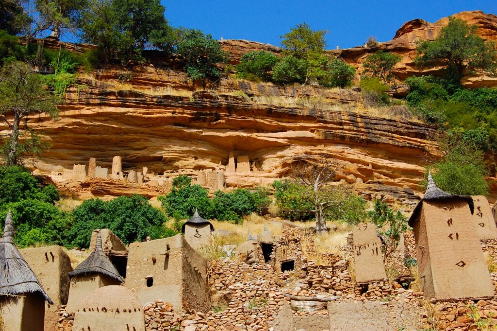 バンディアガラの断崖（マリ共和国）