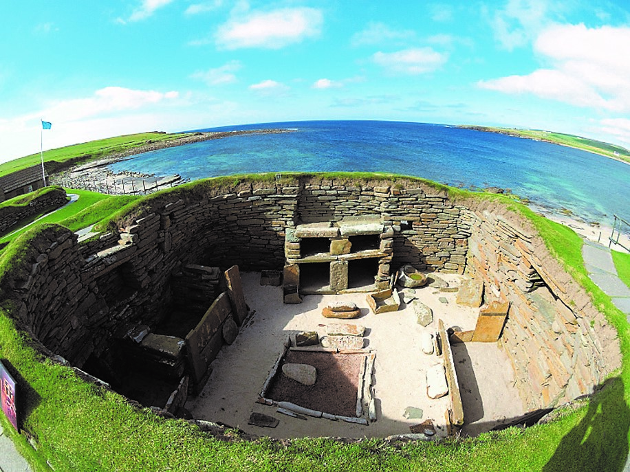 オークニー諸島の新石器時代遺跡（英国）